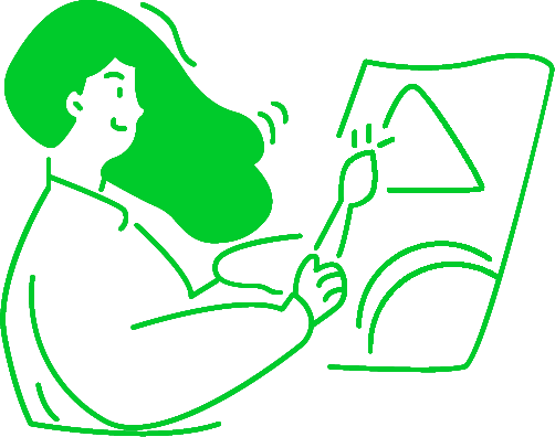 pictogramme peintre